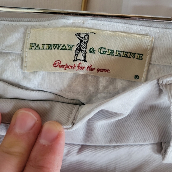 Fairway & Greene Light Khaki Golf Shorts Mens Size 40W - Picture 4 of 6